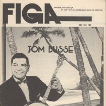 magazine front cover/figa january-february 1982 tom busse