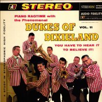 front of album sleeve/piano ragtime with the dukes of dixieland vol. II
