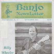 magazine front cover/banjo newsletter september 2003 billy wheeler