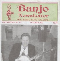 magazine front cover/banjo newsletter october 2002 jake jenkins