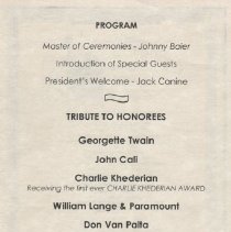 program page 3/national four-string banjo hall of fame induction 2007