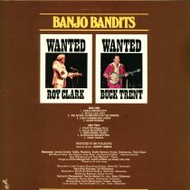 back of album sleeve/banjo bandits roy clark & buck trent