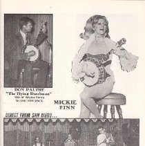program page 3/banjo spectacular 1971