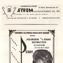 program page 7/banjo spectacular 1971