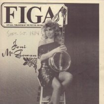 magazine front cover/figa sept/oct 1984 joni mcgowan