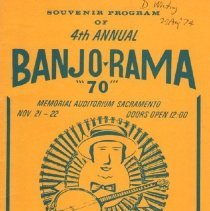 program/banjorama 1970