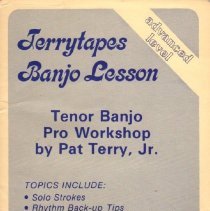 booklet and cassettes/terrytapes tenor banjo pro workshop
