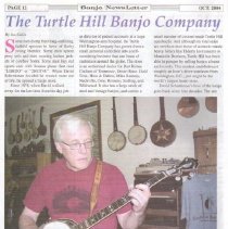 magazine article page 12/banjo newsletter october 2004 dave schenkman