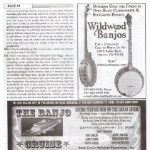 magazine article page 19/banjo newsletter october 2004 dave schenkman