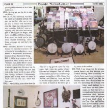 magazine article page 20/banjo newsletter october 2004 dave schenkman