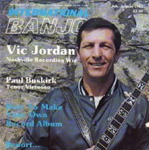 magazine front cover/international banjo july-august 1981 vic jordan