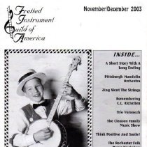 magazine front cover/figa news nov-dec 2003 cody clauson