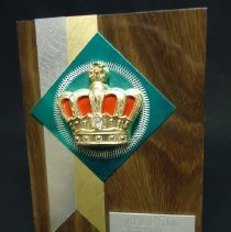 plaque/presented to cathy lawton by the us marine corp 8/22/1973