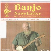 magazine front cover/banjo newsletter november 2004 steve cooley
