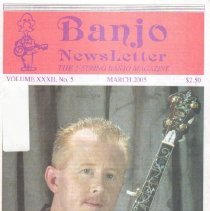 magazine front cover/banjo newsletter march 2005 todd taylor