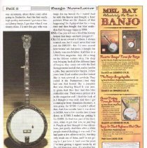 magazine article page 11/banjo newsletter april 2005 craig korth