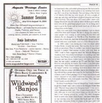 magazine article page 12/banjo newsletter april 2005 craig korth