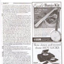 magazine article page 13/banjo newsletter april 2005 craig korth