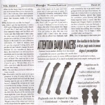 magazine article page 19/banjo newsletter april 2005 craig korth