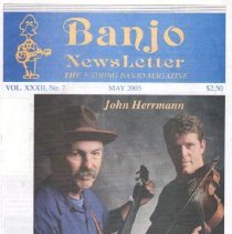 magazine front cover/banjo newsletter may 2005 john herrmann