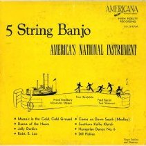 front of album sleeve/america's national instrument 5 string banjo
