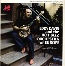 front of album sleeve/eddy davis and the hot jazz orchestra of europe