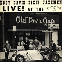 front of album sleeve/eddy davis dixie jazzmen live!  at the old town gate