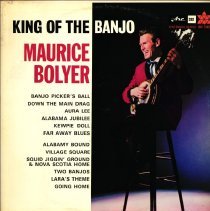 front of album sleeve/king of the banjo maurice bolyer