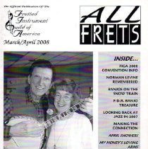 magazine front cover/all frets march-april 2008 Ray & Alice Jaworski