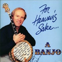 front of album sleeve/buddy griffin for heaven's sake a banjo