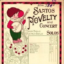 sheet music/santos novelty-concert solos ghost dance