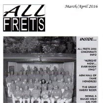 magazine front cover/all frets march/april 2016 gulf coast banjo society