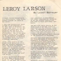 magazine article page 9/figa news sept/oct 1973 leroy larson