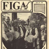 magazine front cover/figa sept-oct 1988 birmingham banjo band