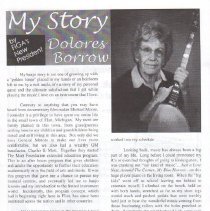 magazine article page 28/all frets november-december 2004 dolores borrow