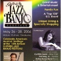 rack card back side/guthrie jazz banjo festival 2006