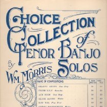 sheet music/choice collection of tenor banjo solos down in sunny land
