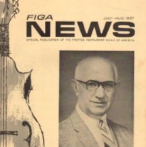 magazine front cover/figa news july-aug 1967 stephen st. john