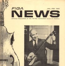 magazine front cover/figa news jan-feb 1969 cliff spaulding