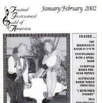 magazine front cover/figa news jan-feb 2002 cathy reilly & fred finn
