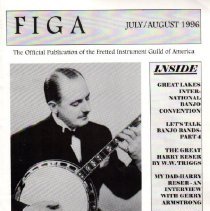magazine front cover/figa july-august 1996 harry reser