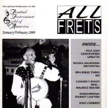 magazine front cover/all frets january-february 2009 greg allen