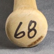 Bill Slack Game-used Autographed Baseball Bat