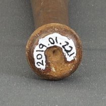 Dan Howley Autographed Mini Baseball Bat