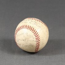 1943 London Army Autographed Baseball