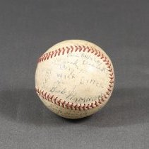 1943 London Army Autographed Baseball