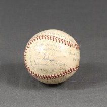 1943 London Army Autographed Baseball