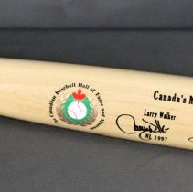 Canadian MVPs Autographed Baseball Bat
