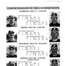 London Monarchs Program