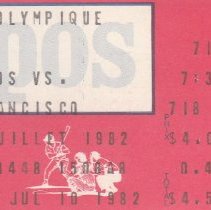 Montreal Expos Ticket